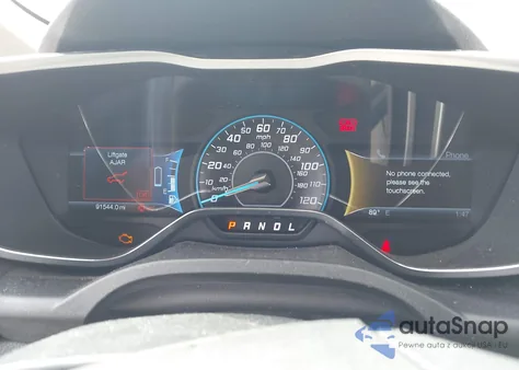 2014 Ford C-Max Hybrid Se из США, поврежденный, VIN 1FADP5AU8EL504545